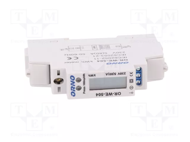 ORNO Controlador Modbus RTU RS485 para raíl DIN