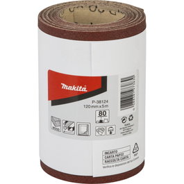 Makita Rollo de lija 120mm x 5m K80