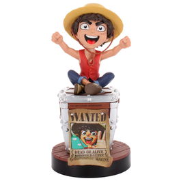 Exquisite Gaming Soporte Cable Guy Wanted Poster Luffy One Piece 20cm