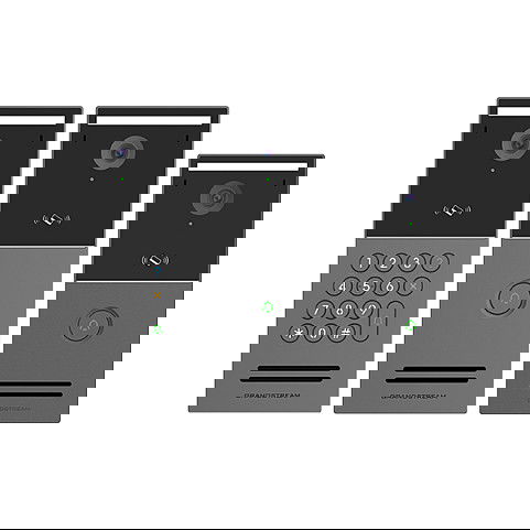 Grandstream GDS3725 Videoportero IP Inteligente Exterior, 4 MP, 152°, Visión Nocturna, 2 Vías Audio, RFID, PoE, WDR, H.264, IP66 IK10