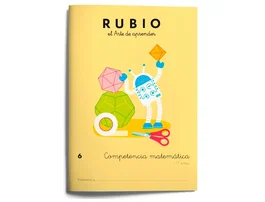 Rubio Cuaderno Competencia Matemática 6 6º Primaria A4