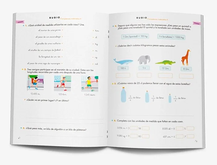 Rubio Cuaderno Competencia Matemática 6 6º Primaria A4