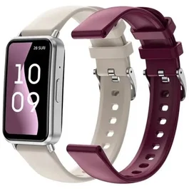 SPC Smartwatch Duo Fit Llamadas Bluetooth Frecuencia Cardíaca Blanco 9654B