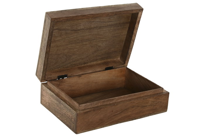 DKD Home Decor Caja Mediterraneo Multicolor Set de 2 17.5 x 8 x 25 cm