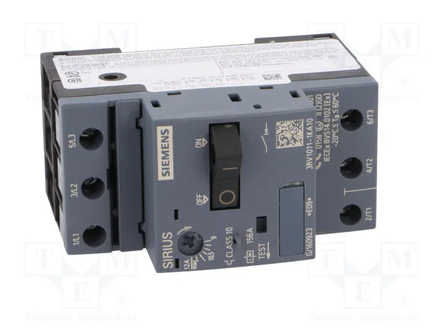 SIEMENS 3RV1011-1KA10 Interruptor motorizado 5,5kW 220÷690VAC