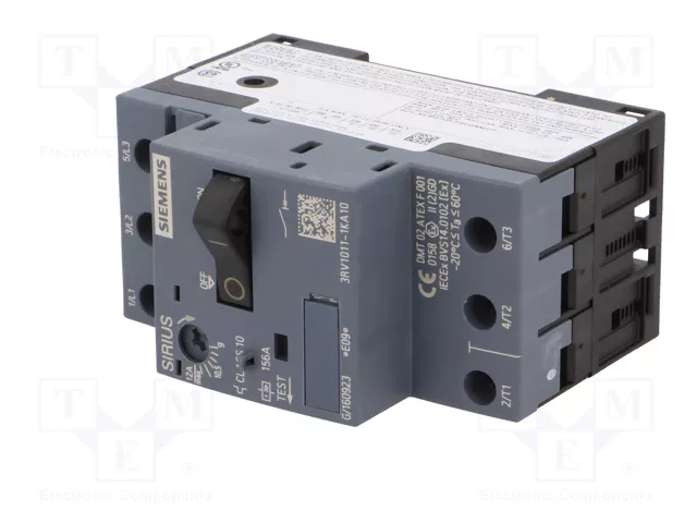 SIEMENS 3RV1011-1KA10 Interruptor motorizado 5,5kW 220÷690VAC