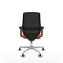 PIQUERAS Y CRESPO Silla de oficina Mardos Naranja y Negro
