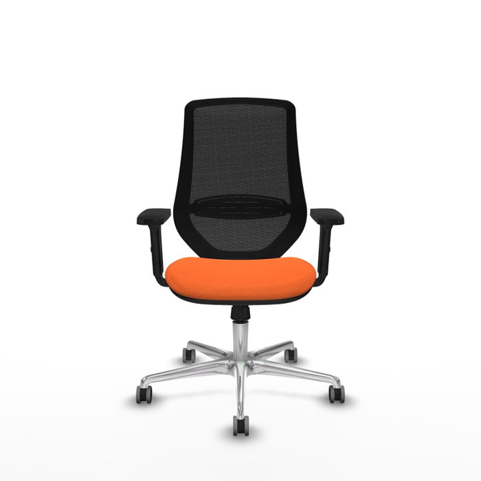 PIQUERAS Y CRESPO Silla de oficina Mardos Naranja y Negro PIQUERAS Y CRESPO Silla de oficina Mardos Naranja y Negro