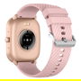 Denver Reloj Inteligente SWC-187RO AMOLED 5.18 cm Pantalla Táctil IP67, Monitor Cardiaco, Tensiómetro, Google Assistant, Unisex, Color Rosa