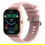 Denver Reloj Inteligente SWC-187RO AMOLED 5.18 cm Pantalla Táctil IP67, Monitor Cardiaco, Tensiómetro, Google Assistant, Unisex, Color Rosa