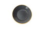 Hermia FRZ16YS856A13520 Juego de Cena de Porcelana 16 Piezas Negro y Dorado Elegante para Buffet y Eventos Especiales