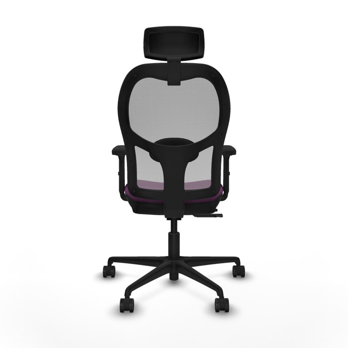 PIQUERAS Y CRESPO Silla de oficina Jorquera con mecanismo Sincro/Traslack, Morado y Gris PIQUERAS Y CRESPO Silla de oficina Jorquera con mecanismo Sincro/Traslack, Morado y Gris