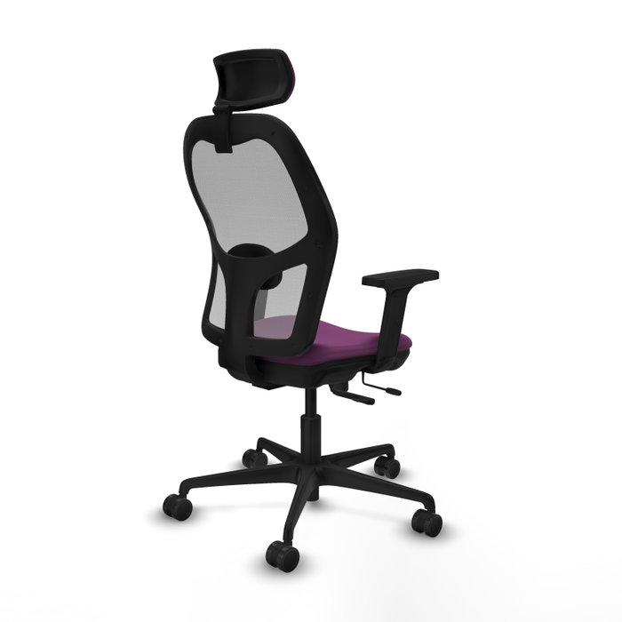 PIQUERAS Y CRESPO Silla de oficina Jorquera con mecanismo Sincro/Traslack, Morado y Gris PIQUERAS Y CRESPO Silla de oficina Jorquera con mecanismo Sincro/Traslack, Morado y Gris