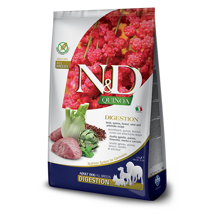 Farmina N&D Quinoa Dog Digestion Cordero Med/Maxi 7kg