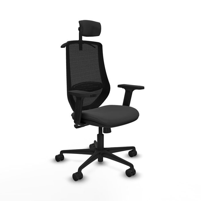 PIQUERAS Y CRESPO Silla de oficina Mardos con mecanismo Sincro, Gris oscuro y Negro PIQUERAS Y CRESPO Silla de oficina Mardos con mecanismo Sincro, Gris oscuro y Negro