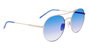 Dkny DK305S-717 Gafas de sol Dorado Azul Degradado