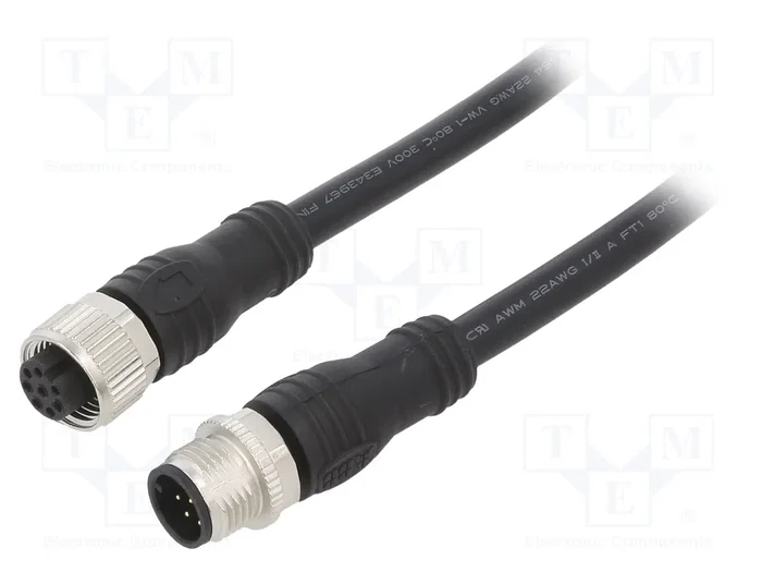 ABB Cable para sensores M12 8 pines 3m ABB Cable para sensores M12 8 pines 3m