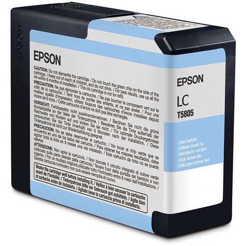 Epson Cartucho Cian Claro T580500 para Stylus Pro 3800/3880 (80ml) inevitable