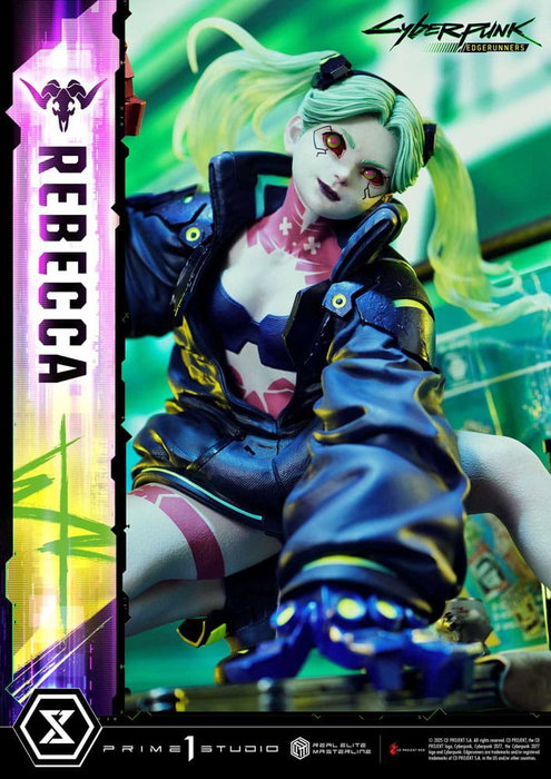 Prime 1 Studio Estatua Real Elite Masterline Series 1/4 Rebecca Cyberpunk: Edgerunners