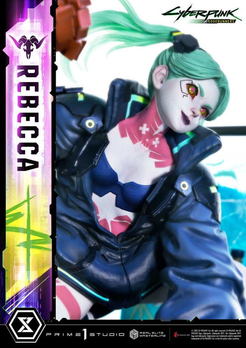 Prime 1 Studio Estatua Real Elite Masterline Series 1/4 Rebecca Cyberpunk: Edgerunners