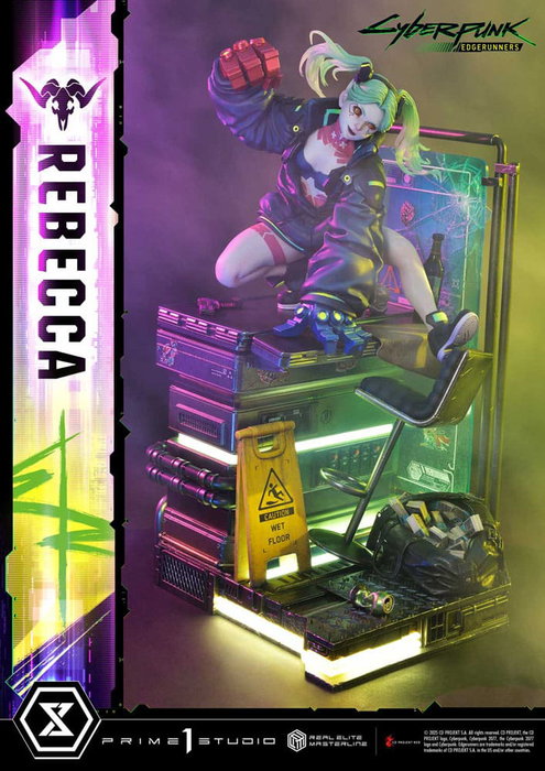 Prime 1 Studio Estatua Real Elite Masterline Series 1/4 Rebecca Cyberpunk: Edgerunners