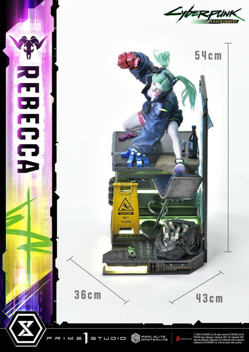 Prime 1 Studio Estatua Real Elite Masterline Series 1/4 Rebecca Cyberpunk: Edgerunners
