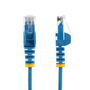 Conector RJ45 Categoría 6 FTP Startech N6PAT15MBLS Azul 15 m