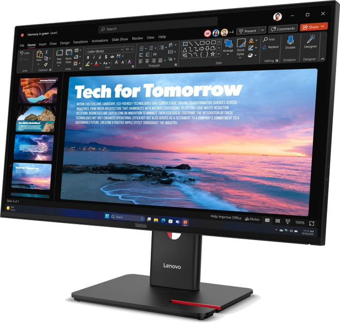 Lenovo ThinkVision T27QD-40 Monitor 27 pulg. QHD IPS 120 Hz Negro