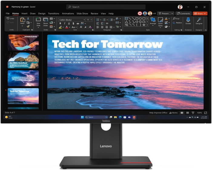 Lenovo ThinkVision T27QD-40 Monitor 27 pulg. QHD IPS 120 Hz Negro
