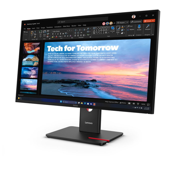 Lenovo ThinkVision T27QD-40 Monitor 27 pulg. QHD IPS 120 Hz Negro