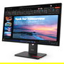 Lenovo ThinkVision T27QD-40 Monitor LED 27" QHD 2K 2560x1440 IPS 120Hz HDR10 USB-C Hub HDMI DP Professional