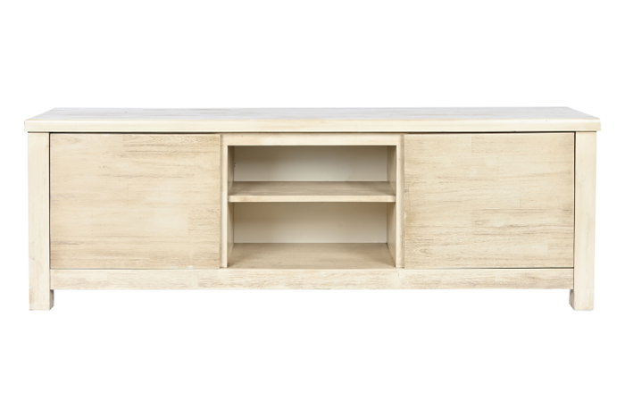 DKD Home Decor Mueble TV Tropical Natural Acacia 160x55x42 cm DKD Home Decor Mueble TV Tropical Natural Acacia 160x55x42 cm