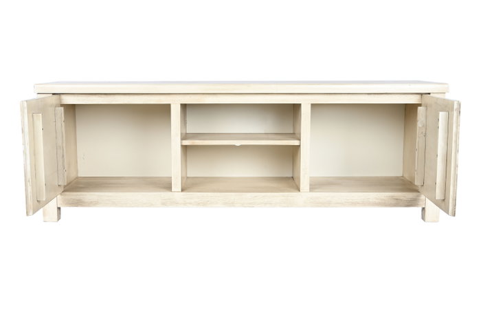 DKD Home Decor Mueble TV Tropical Natural Acacia 160x55x42 cm DKD Home Decor Mueble TV Tropical Natural Acacia 160x55x42 cm
