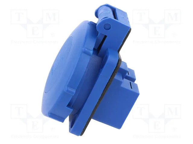PAWBOL Conector de alimentación AC tomacorriente 2P+PE azul PAWBOL Conector de alimentación AC tomacorriente 2P+PE azul