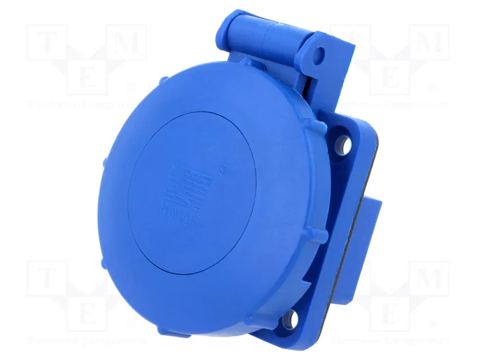 PAWBOL Conector de alimentación AC tomacorriente 2P+PE azul PAWBOL Conector de alimentación AC tomacorriente 2P+PE azul
