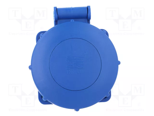 PAWBOL Conector de alimentación AC tomacorriente 2P+PE azul PAWBOL Conector de alimentación AC tomacorriente 2P+PE azul