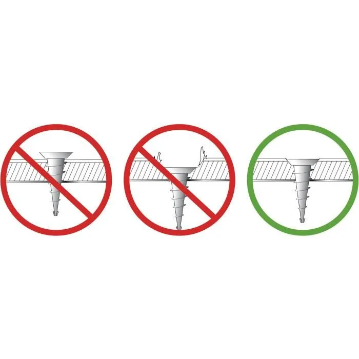 Fartools Destornillador Placas de Yeso PM 6A 450W con Variador de Velocidad y Recubrimiento Bimaterial