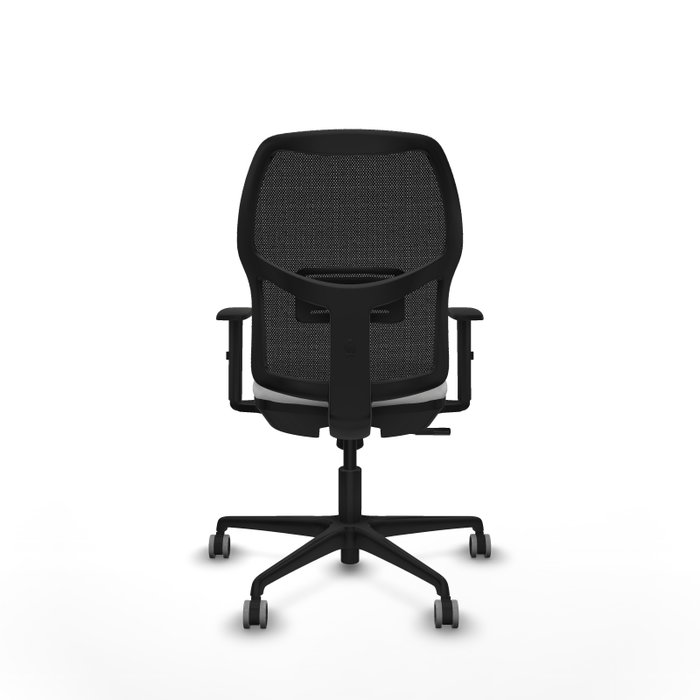 PIQUERAS Y CRESPO Silla de oficina Alfera con mecanismo Sincro, Blanco y Negro PIQUERAS Y CRESPO Silla de oficina Alfera con mecanismo Sincro, Blanco y Negro