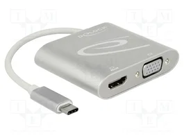 DeLOCK 87705 Adaptador de gráficos USB con salida HDMI y VGA