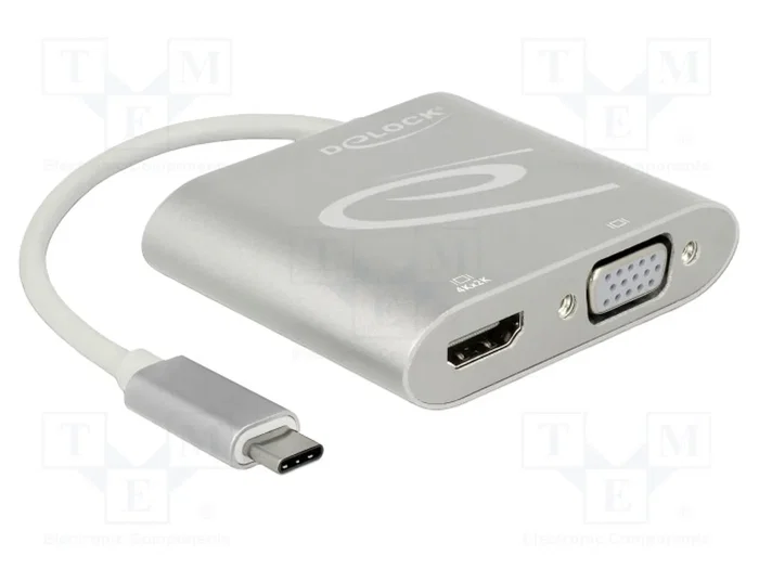 DeLOCK 87705 Adaptador de gráficos USB con salida HDMI y VGA DeLOCK 87705 Adaptador de gráficos USB con salida HDMI y VGA