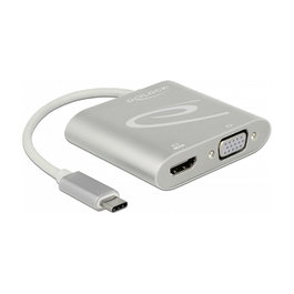 DeLOCK 87705 Divisor USB Type-C™ con salida 1 x HDMI + 1 x VGA