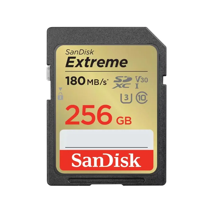 Sandisk Extreme 256GB SDXC UHS-I V30 Clase 10 Sandisk Extreme 256GB SDXC UHS-I V30 Clase 10