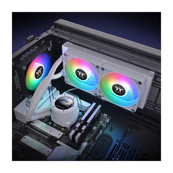 Thermaltake TH240 V2 Ultra Kit Refrigeración Líquida ARGB Sync CPU Snow Edition All-In-One Blanco 24 cm