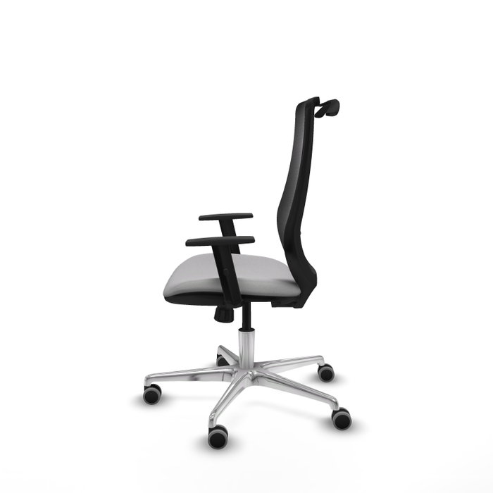 PIQUERAS Y CRESPO Silla de oficina Mardos con mecanismo Sincro, Gris claro y Negro PIQUERAS Y CRESPO Silla de oficina Mardos con mecanismo Sincro, Gris claro y Negro