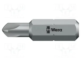 WERA Punta de destornillador Torq-Set® TS0 1/4 pulgada 25 mm