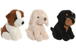 DKD Home Decor Peluche de Perro de Poliéster Surtido