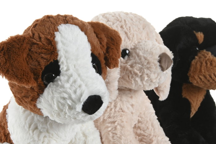 DKD Home Decor Peluche de Perro de Poliéster Surtido