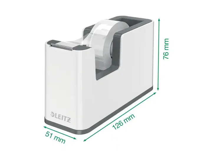 LEITZ WOW Dual Portarrollos de sobremesa Rojo y Blanco LEITZ WOW Dual Portarrollos de sobremesa Rojo y Blanco