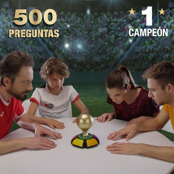 Famosa Juego Fanzone FAE01000 Juego de Mesa de Fútbol con +500 Preguntas para Niños y Adultos +7 Años