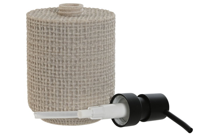 DKD Home Decor Dosificador Beige Blanco 9 x 17 x 10.5 cm (6 Unidades) Materiales Resina y ABS